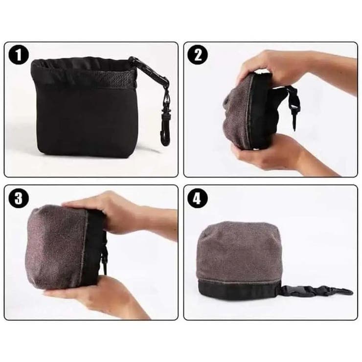 ゴルフクラブクリーナー ゴルフボールクリーナー ポーチ型 | PlusNao | 詳細画像18 