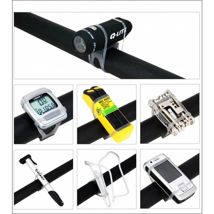 自転車用 シリコンバンド 5個セット | PlusNao | 詳細画像2 