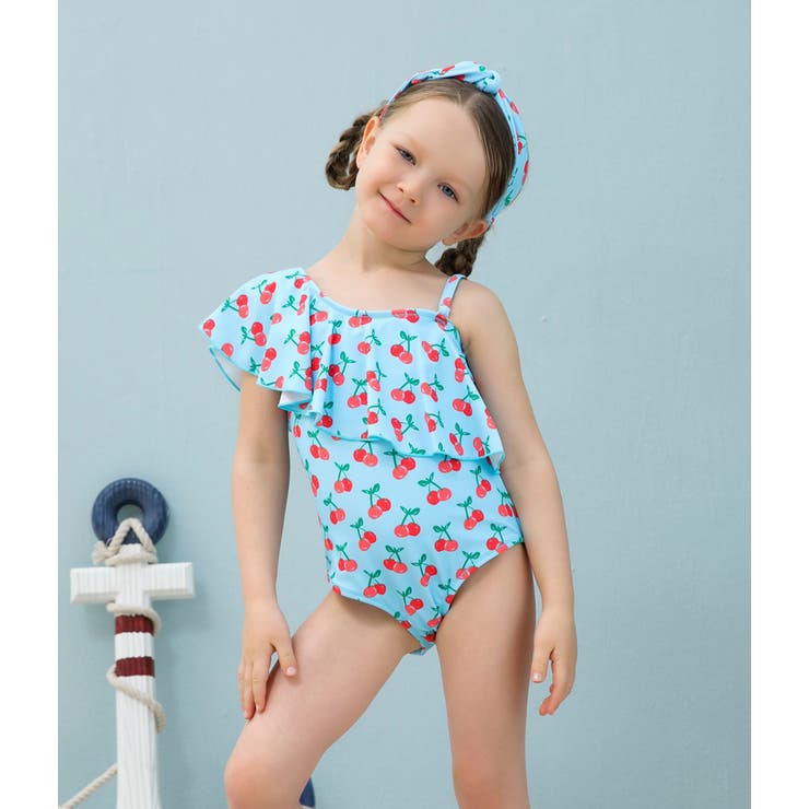 子供用水着 ワンピースタイプ アシンメトリ― | PlusNao | 詳細画像11 