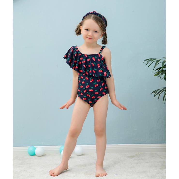 子供用水着 ワンピースタイプ アシンメトリ― | PlusNao | 詳細画像14 