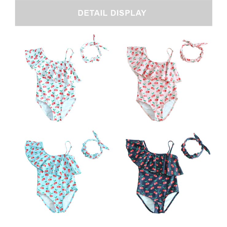 子供用水着 ワンピースタイプ アシンメトリ― | PlusNao | 詳細画像18 