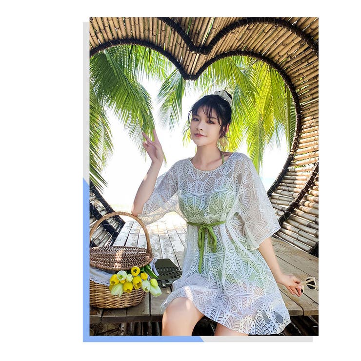 ビキニ レースガウンセット レディース | PlusNao | 詳細画像5 