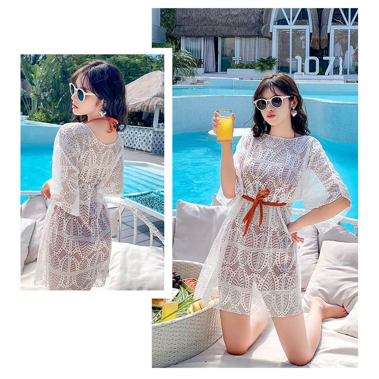 ビキニ レースガウンセット レディース | PlusNao | 詳細画像7 