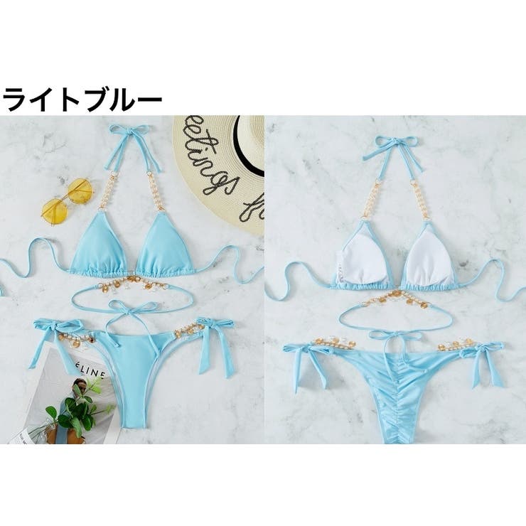 三角ビキニ 水着 レディース[品番：FQ000154091]｜PlusNao（プラスナオ