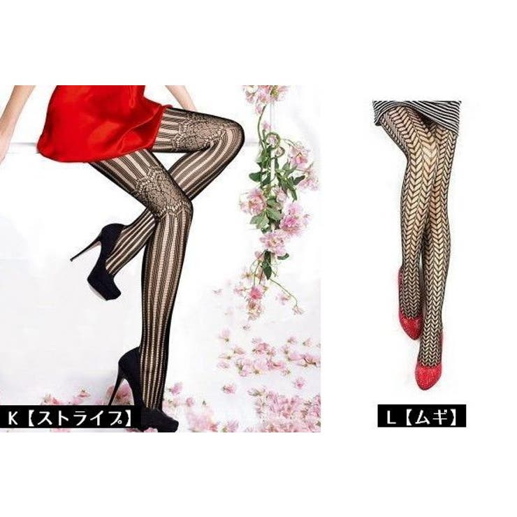 網タイツ 柄タイツ レディース | PlusNao | 詳細画像9 