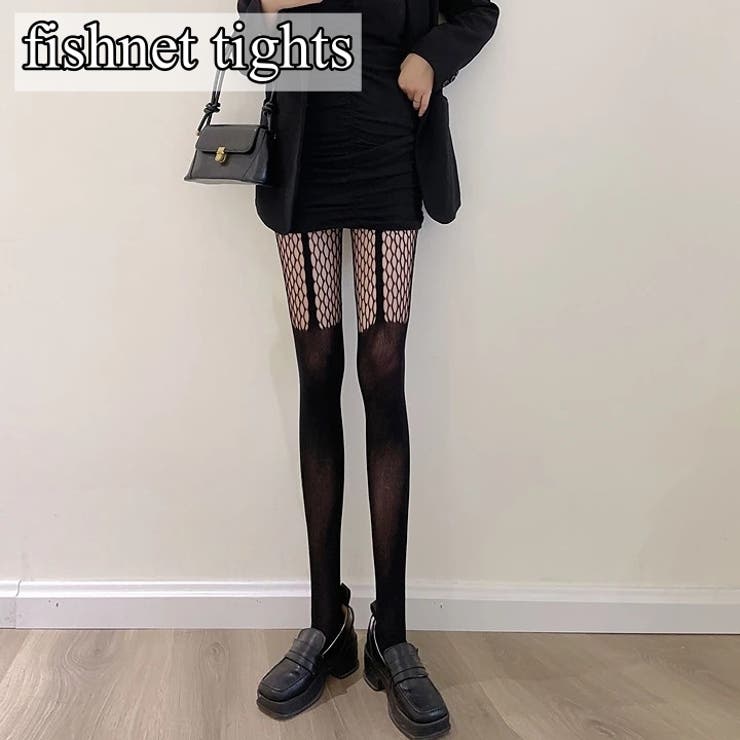 網タイツ ストッキング レディース | PlusNao | 詳細画像1 