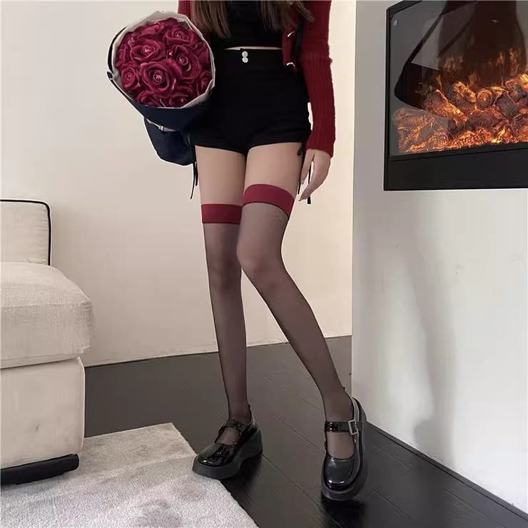 オーバーニーストッキング ストッキング レディース | PlusNao | 詳細画像3 