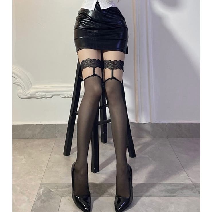 ガーター風ストッキング レディース ストッキング | PlusNao | 詳細画像5 