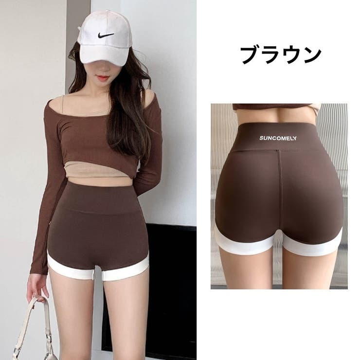 スパッツ ショートパンツ レギンス[品番：FQ000186508]｜PlusNao