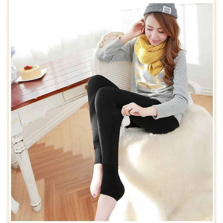 レギンス 裏起毛 厚手 | PlusNao | 詳細画像2 
