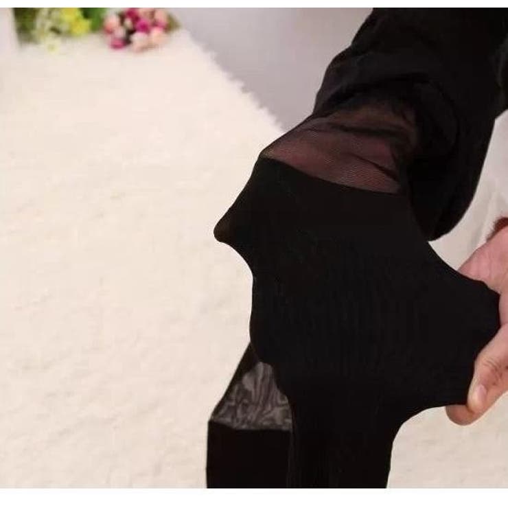 パンティストッキング ニーハイ風パンスト フェイクニーハイ | PlusNao | 詳細画像12 