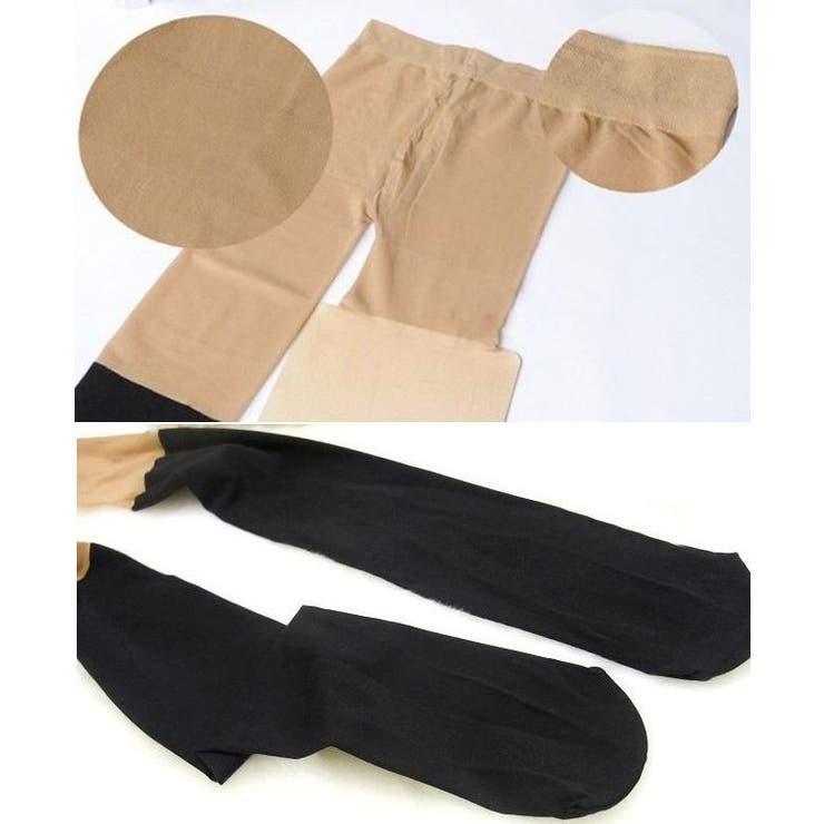 パンティストッキング ニーハイ風パンスト フェイクニーハイ | PlusNao | 詳細画像13 