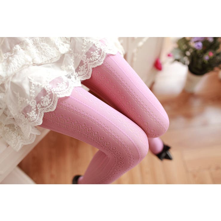 タイツ レース レディース | PlusNao | 詳細画像9 