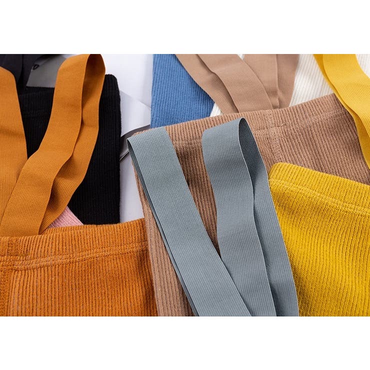 レギンス リブニット サスペンダー付き | PlusNao | 詳細画像16 