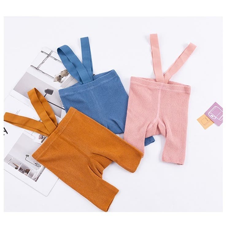 レギンス リブニット サスペンダー付き | PlusNao | 詳細画像2 