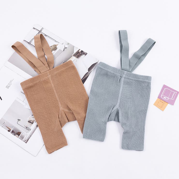 レギンス リブニット サスペンダー付き | PlusNao | 詳細画像3 