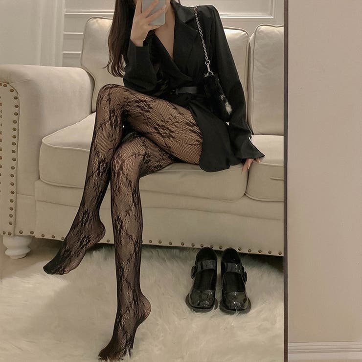 網タイツ パンティストッキング パンスト | PlusNao | 詳細画像3 