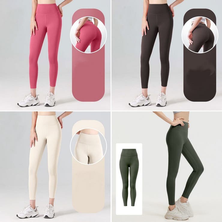 ヨガパンツ ヨガウェア スポーツレギンス | PlusNao | 詳細画像15 