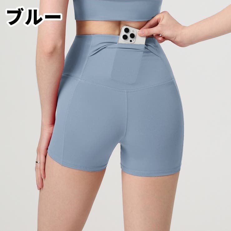 ショートレギンス スポーツレギンス ヨガパンツ | PlusNao | 詳細画像18 
