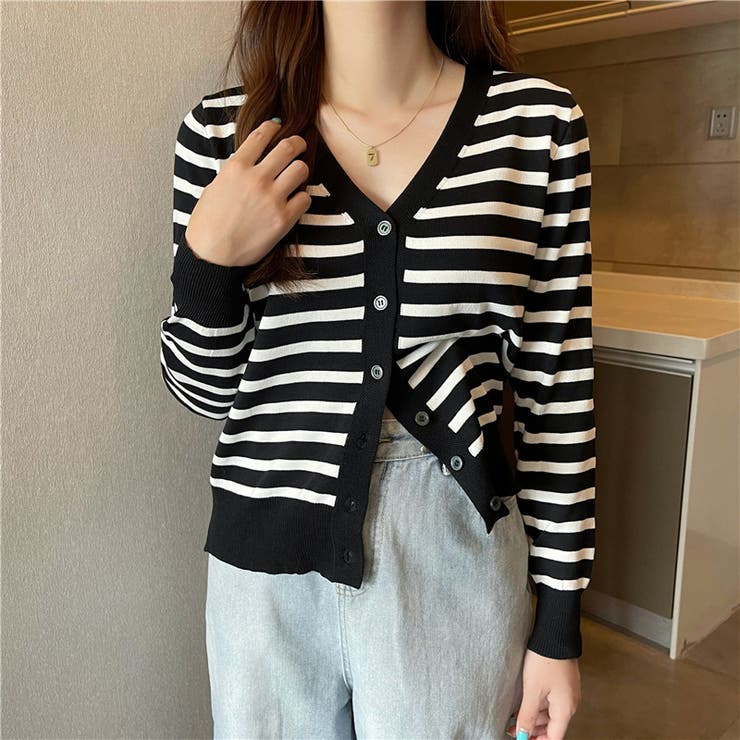 カーディガン ニット Vネック | PlusNao | 詳細画像11 