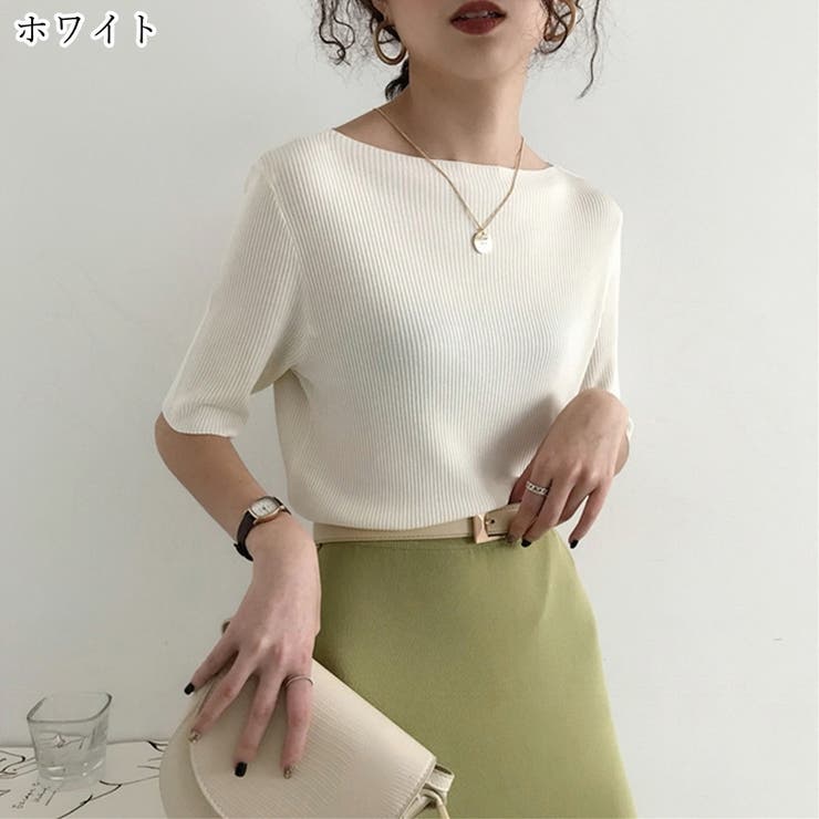 サマーニット ニットトップス レディース | PlusNao | 詳細画像11 