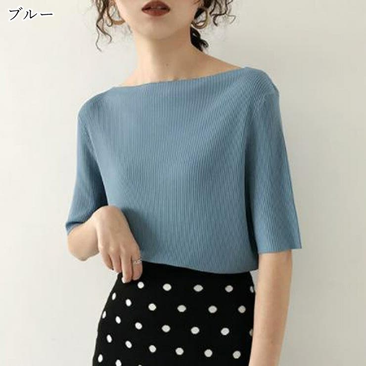 サマーニット ニットトップス レディース | PlusNao | 詳細画像16 