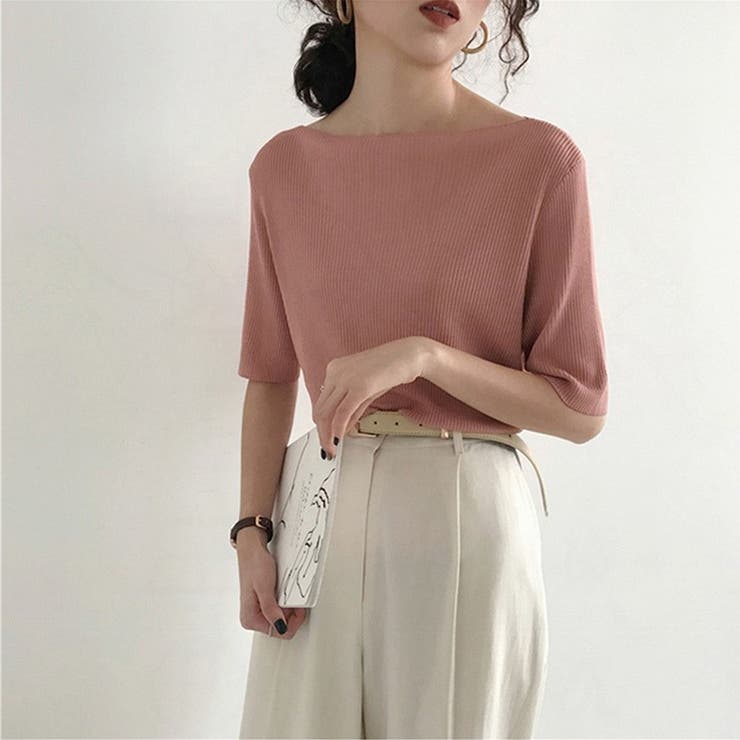 サマーニット ニットトップス レディース | PlusNao | 詳細画像3 