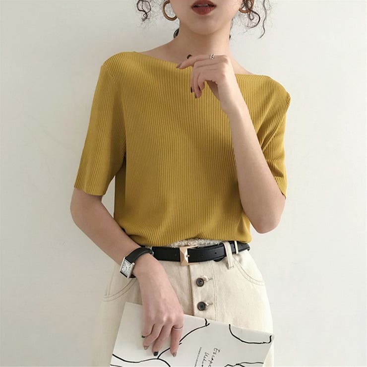 サマーニット ニットトップス レディース | PlusNao | 詳細画像4 