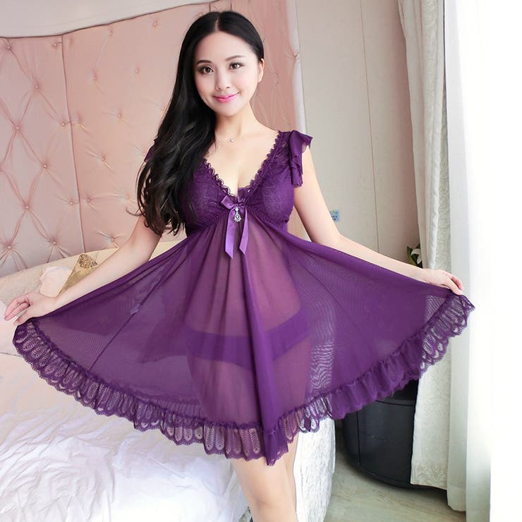 ナイトウェア ネグリジェ ナイトドレス | PlusNao | 詳細画像9 