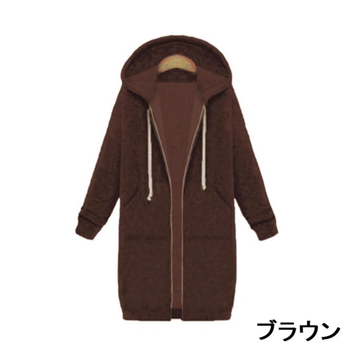 パーカー ジップアップ レディース | PlusNao | 詳細画像10 