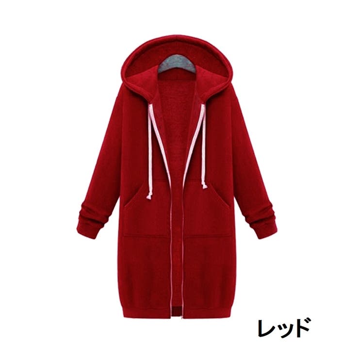 パーカー ジップアップ レディース | PlusNao | 詳細画像11 