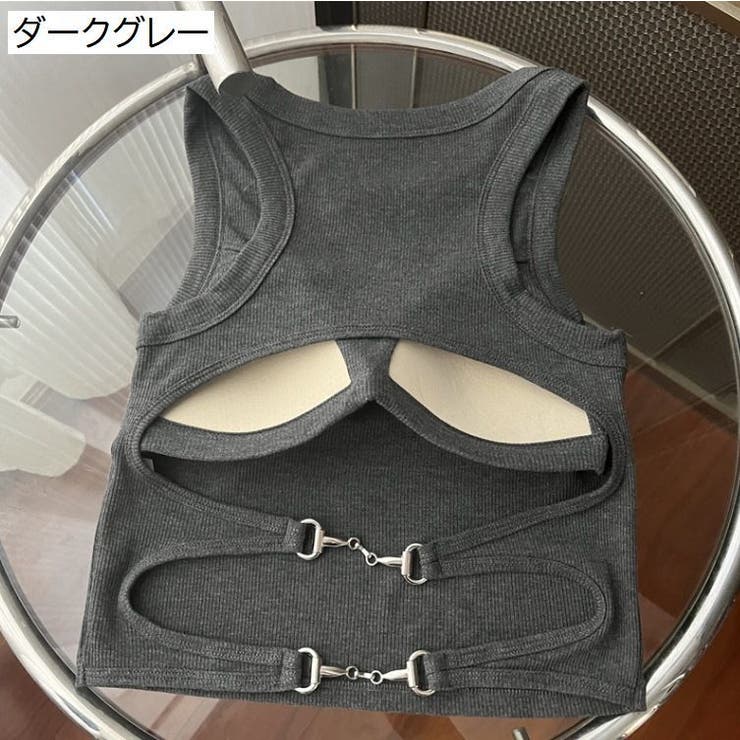 タンクトップ カップ付き レディース | PlusNao | 詳細画像17 