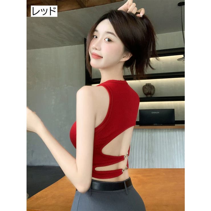 タンクトップ カップ付き レディース | PlusNao | 詳細画像18 