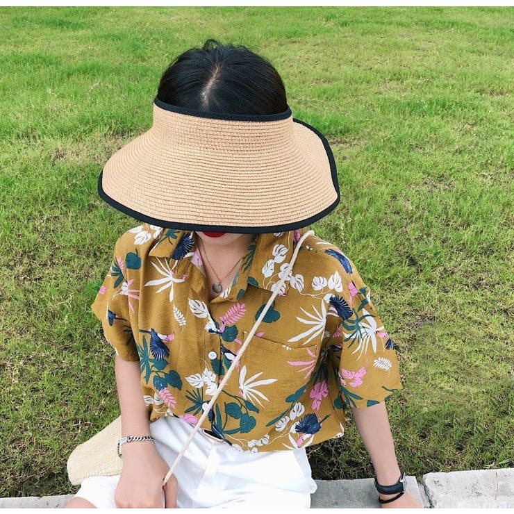 半袖シャツ ボタニカル柄 半袖[品番：FQ000113451]｜PlusNao