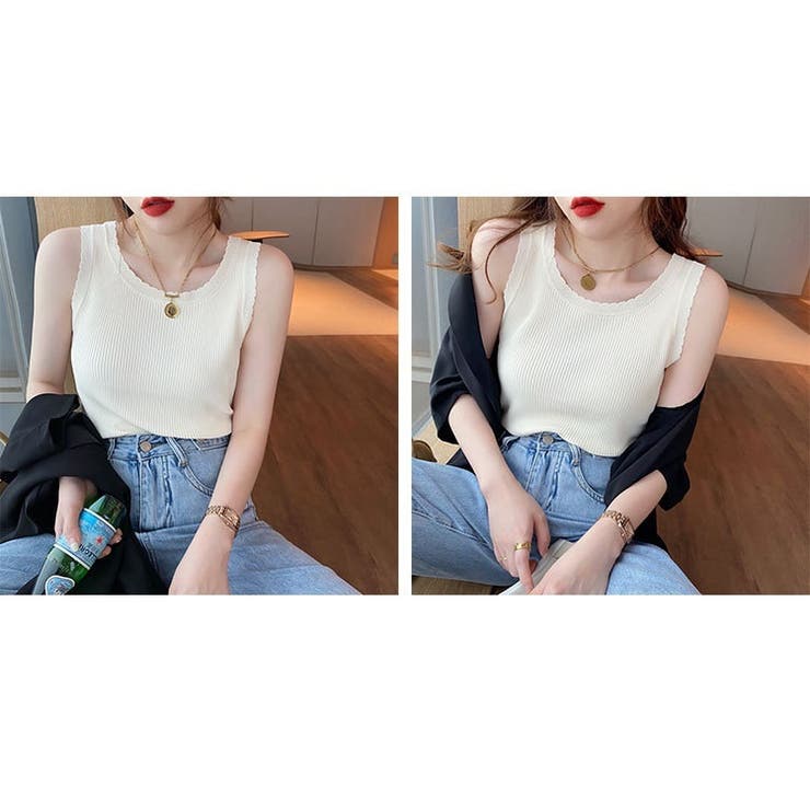 タンクトップ キャミソール レディース | PlusNao | 詳細画像8 