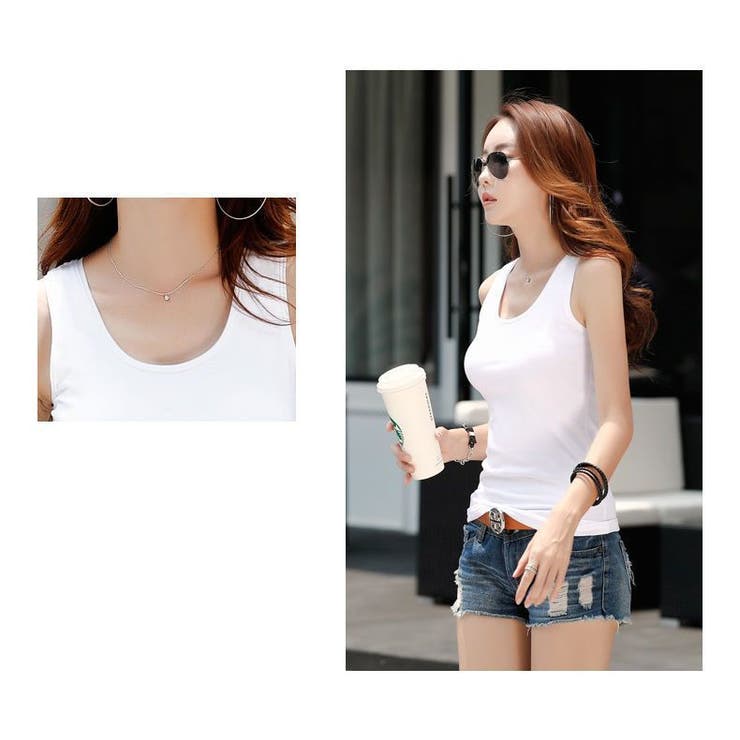 タンクトップ レディース トップス | PlusNao | 詳細画像4 