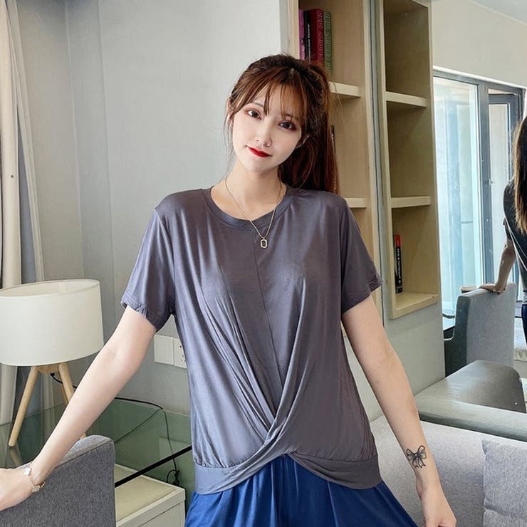 半袖カットソー レディース 婦人服[品番：FQ000147617]｜PlusNao  