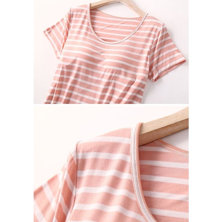 カップ付きTシャツ 半袖 カットソー | PlusNao | 詳細画像11 