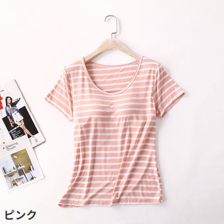 カップ付きTシャツ 半袖 カットソー | PlusNao | 詳細画像15 