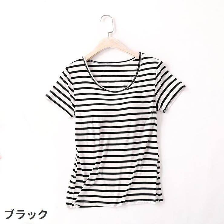 カップ付きTシャツ 半袖 カットソー | PlusNao | 詳細画像17 