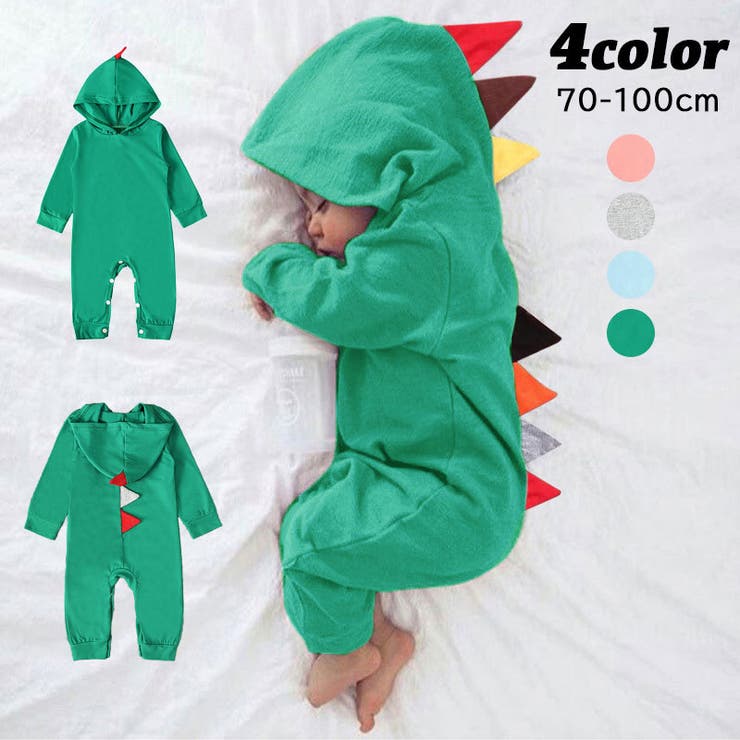 ロンパース フード付き ベビー服 | PlusNao | 詳細画像1 