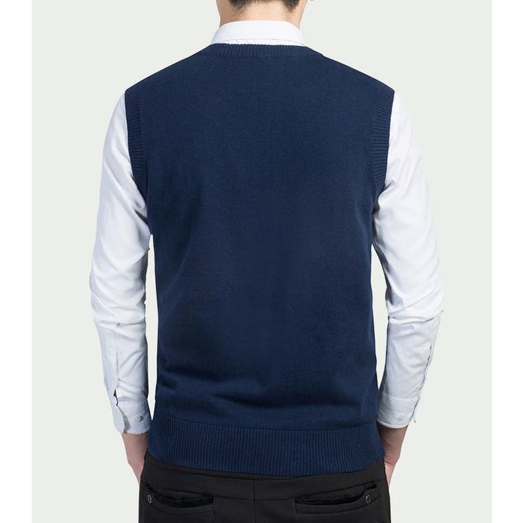 ニットベスト メンズ 男性 | PlusNao | 詳細画像7 