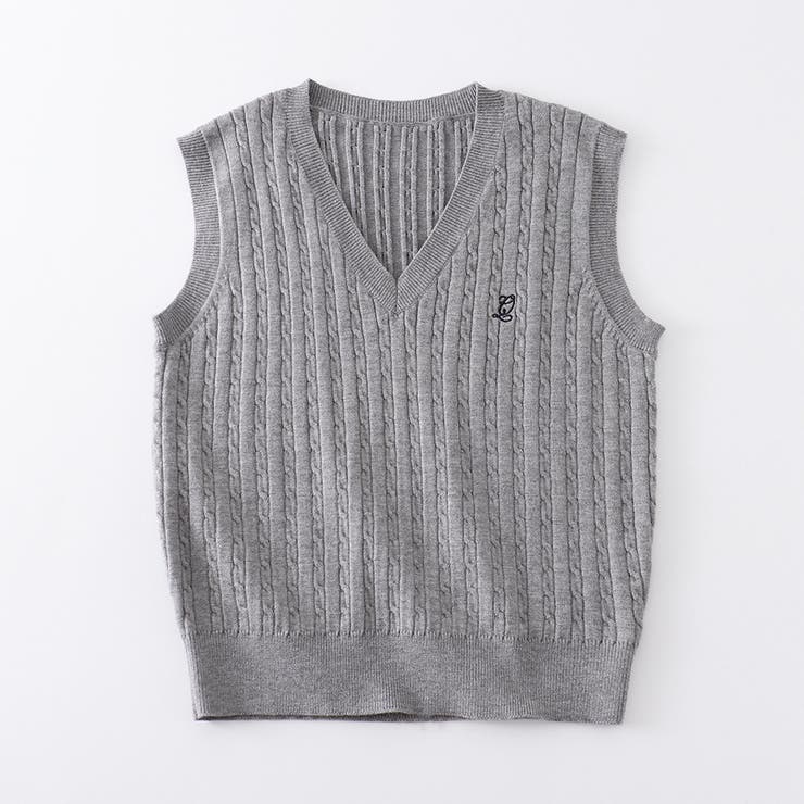 ニットベスト JK風 レディース | PlusNao | 詳細画像2 