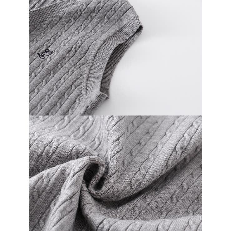 ニットベスト JK風 レディース | PlusNao | 詳細画像6 