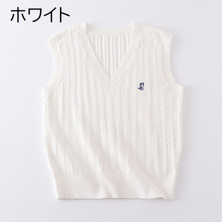 ニットベスト JK風 レディース | PlusNao | 詳細画像8 