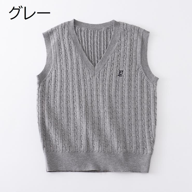 ニットベスト JK風 レディース | PlusNao | 詳細画像9 