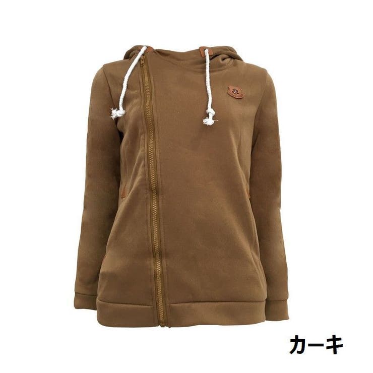 パーカー ジップアップ レディース | PlusNao | 詳細画像2 