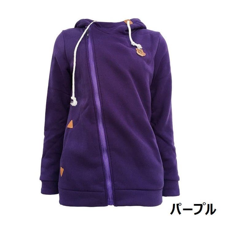 パーカー ジップアップ レディース | PlusNao | 詳細画像3 
