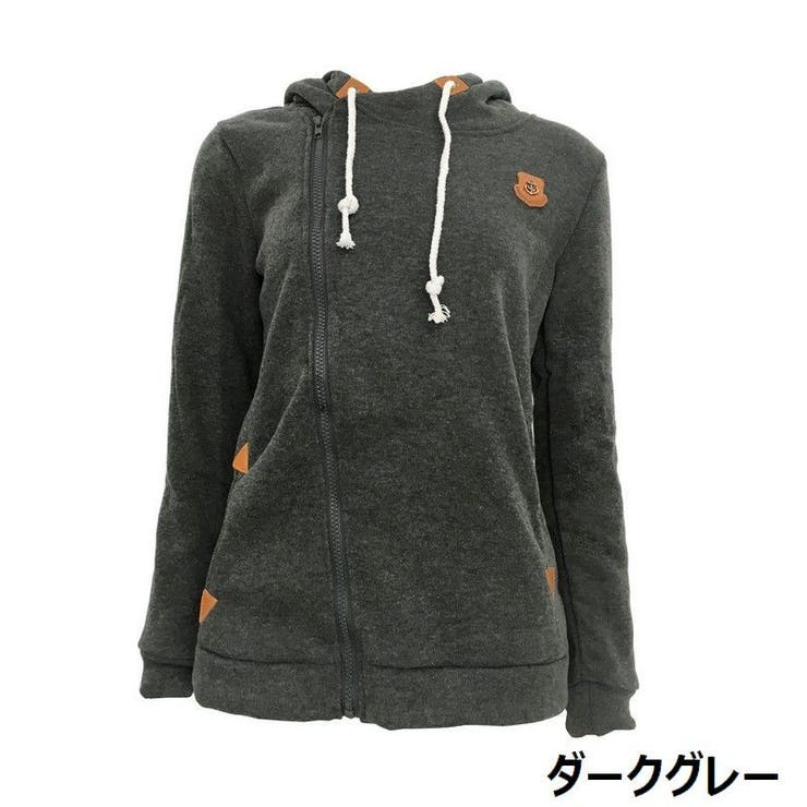 パーカー ジップアップ レディース | PlusNao | 詳細画像6 