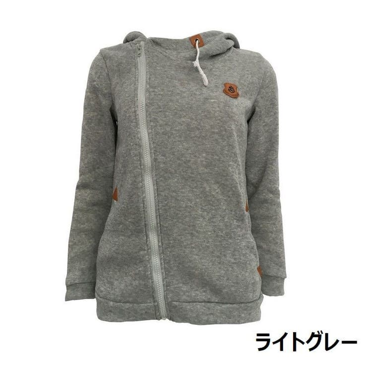 パーカー ジップアップ レディース | PlusNao | 詳細画像7 